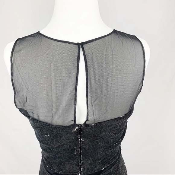 Julia Jordan Sequin and Mesh Cocktail Dress - Picture 11 of 12